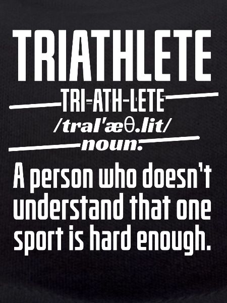 Funny Definition Triathlon