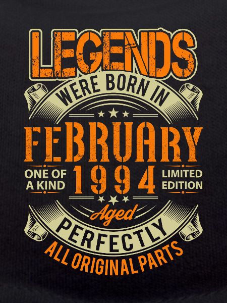 1994 Février Anniversaire Légende