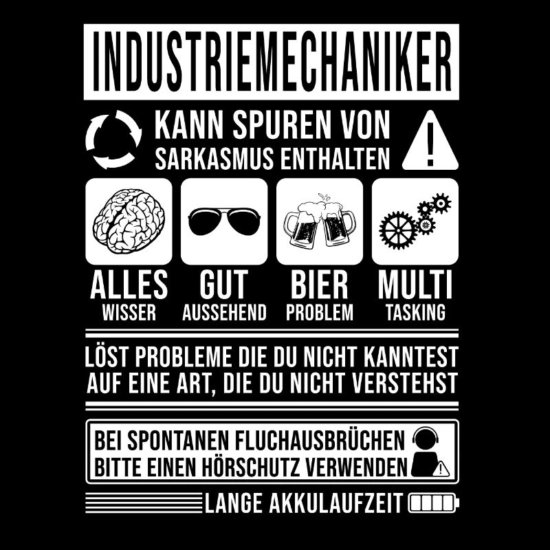 Industriemechaniker Spruch lustig