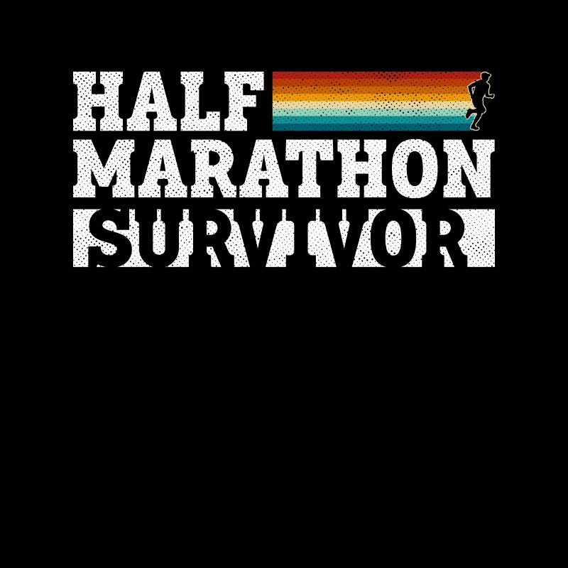 Halbmarathon Überlebender - Halbmarathon Läufer