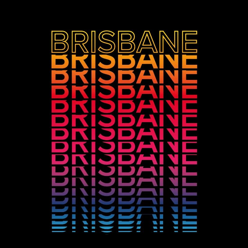 Retro Nostalgic City - Rainbow Brisbane
