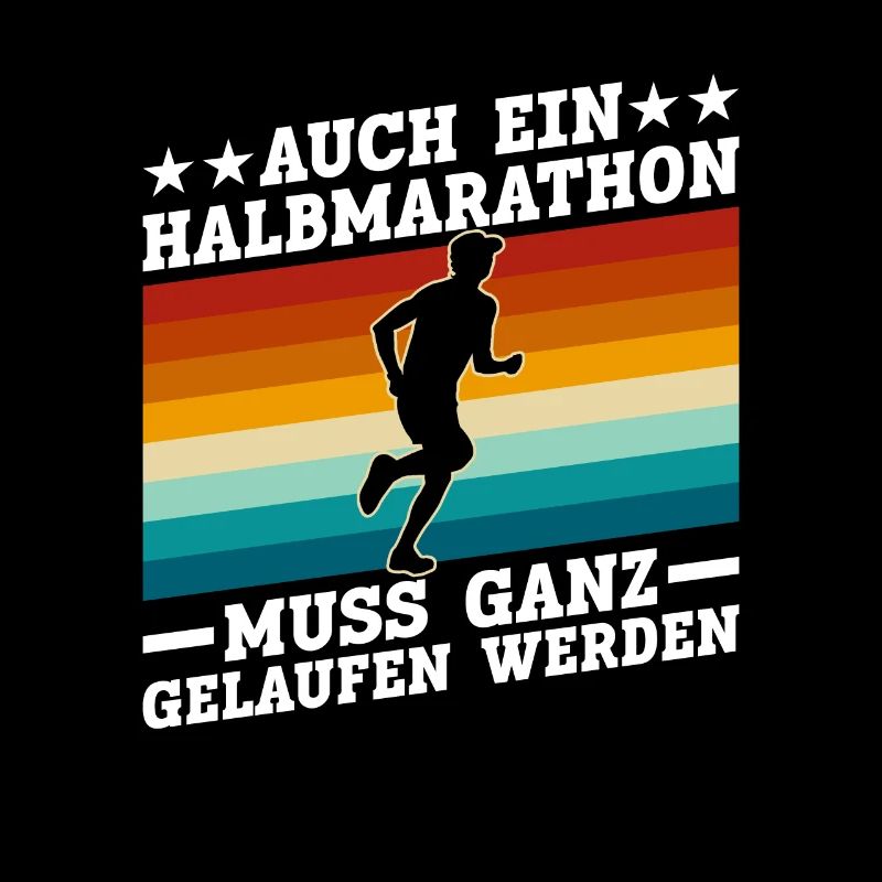 Halbmarathon Läufer Joggen Jogging Laufen Lustig