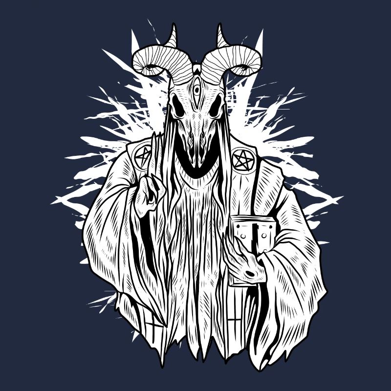 Baphomet-Skelett - Böser Baphomet