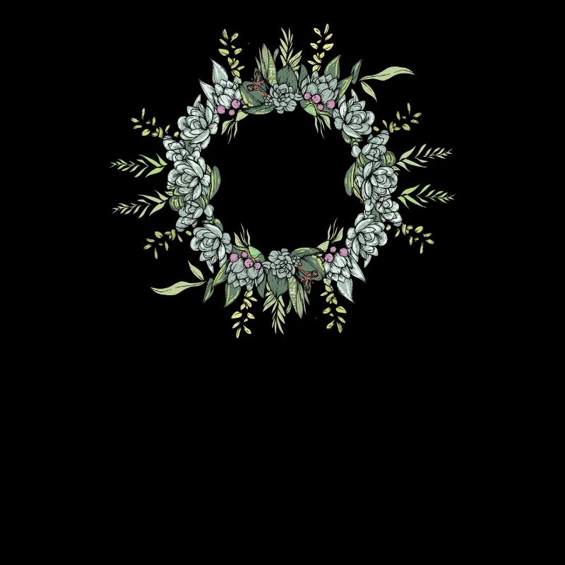 Couronne de fleurs d’eucalyptus I Team Mariage Mariage Boho