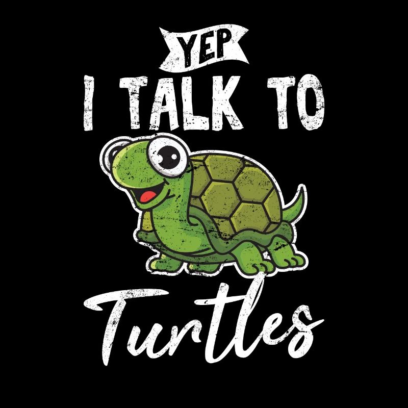 Yep I Talk To Turtles Funny Sea Turtle Lover Ocean