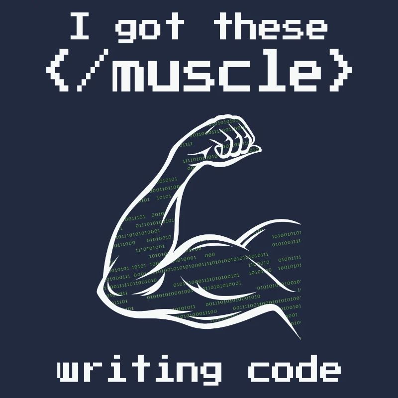 J’ai eu ces codeurs de programmeur de code d’écriture musculaire