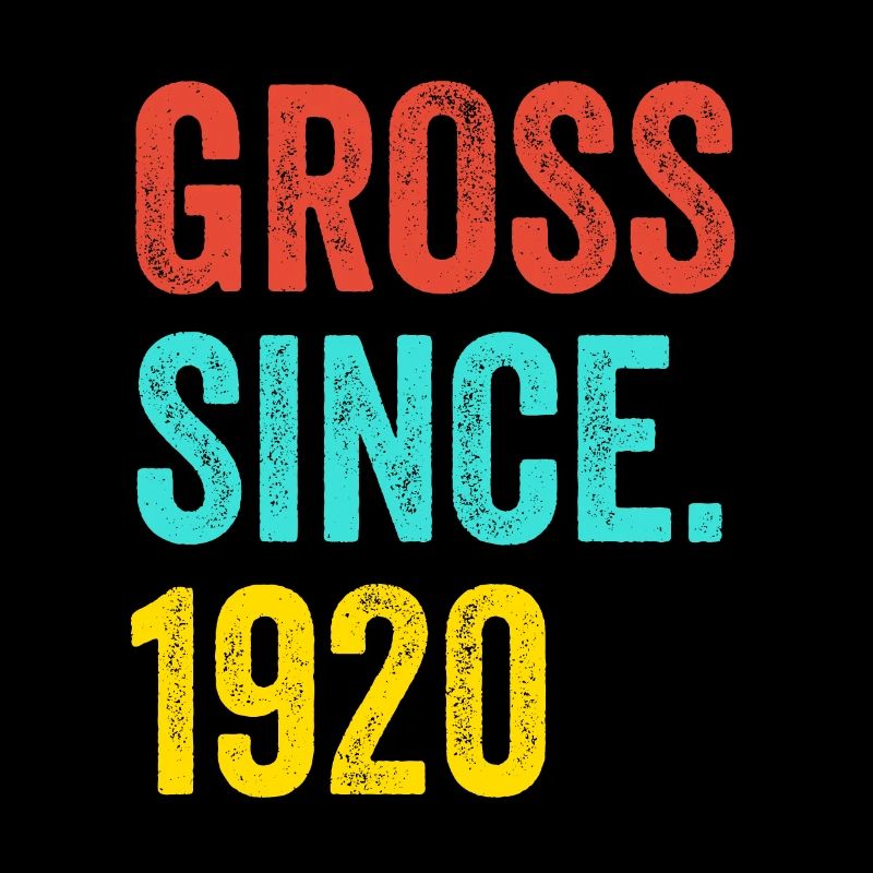Lustiger Geburtstag Gross seit 1920