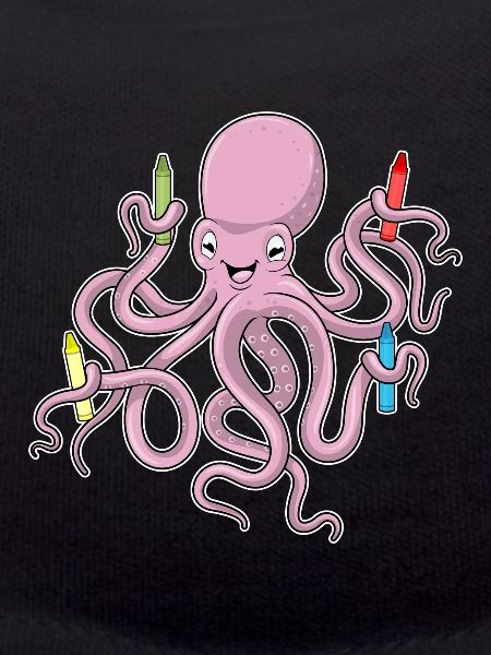 Octopus Student Crayons School