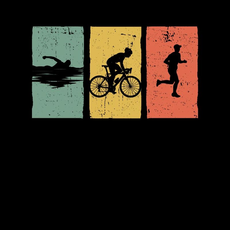 Triathlon Training Triathlet Lustiger Triathlon