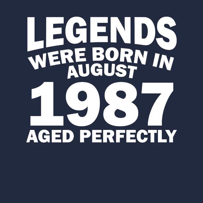 35e anniversaire Naissance août 1987 Idée cadeau