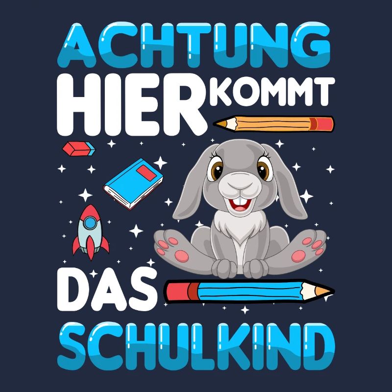 Schulkind Hase Einschulung 1. Klasse Schule