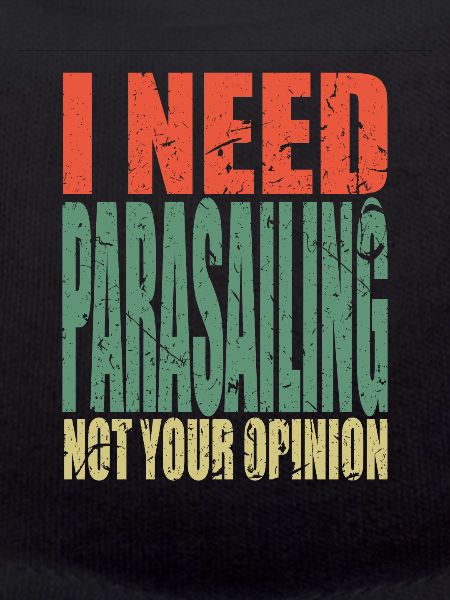 Parasailing saying funny