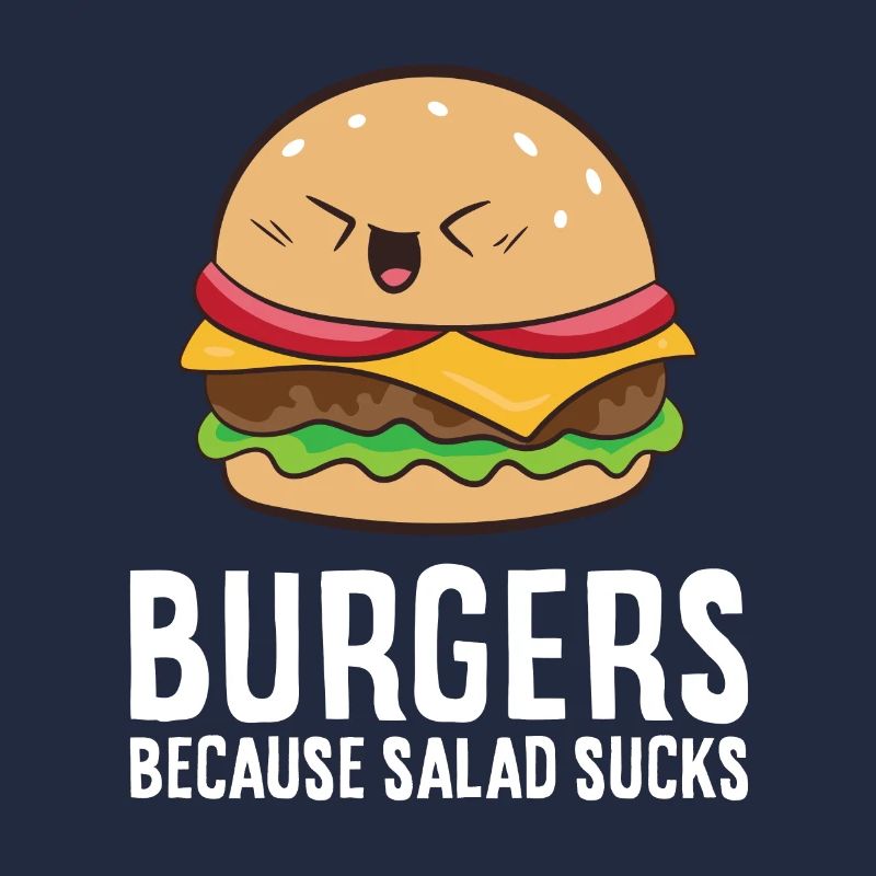 Burger parce que la merde de salade est drôle Hamburger