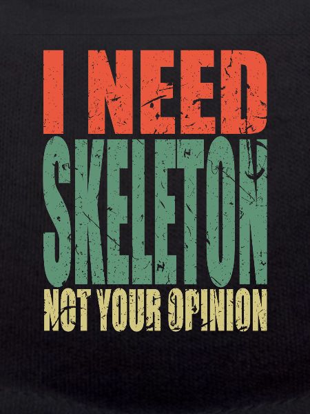Skeleton saying funny