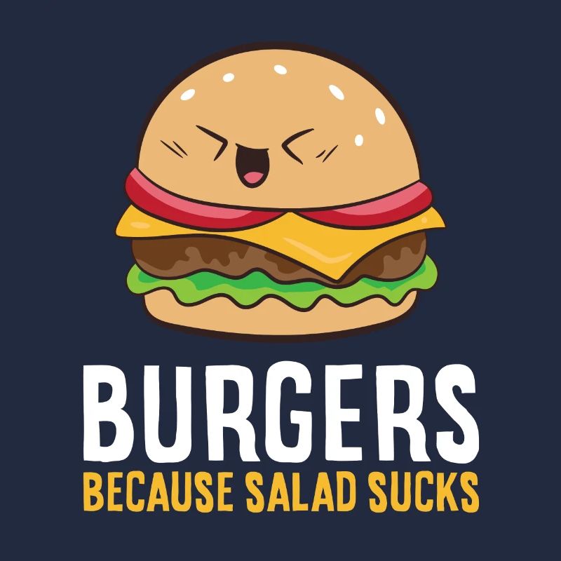 Burger parce que la merde de salade est drôle Hamburger
