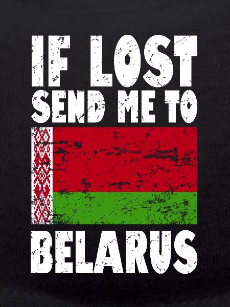 Belarus Flagge Spruch