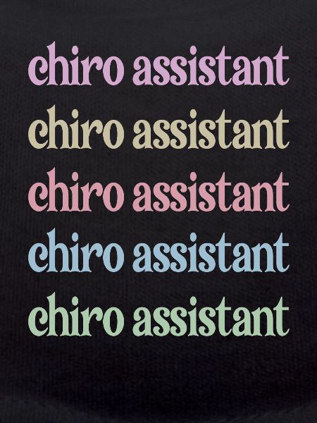 Chiropractic Assistant Chiropractic Assistant