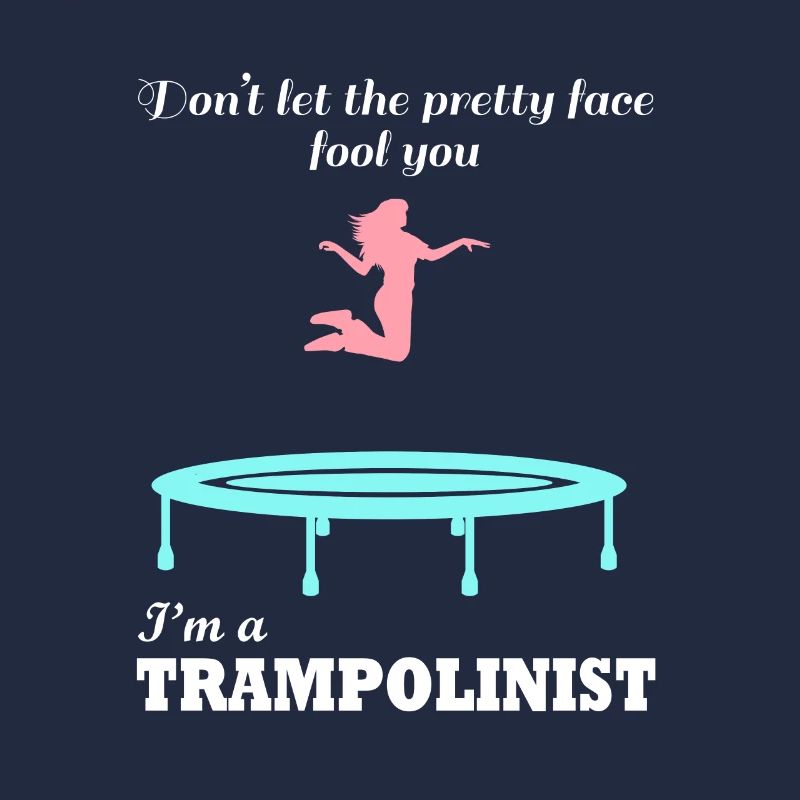 Ironisches Zitat für einen Trampolin-Pullover,