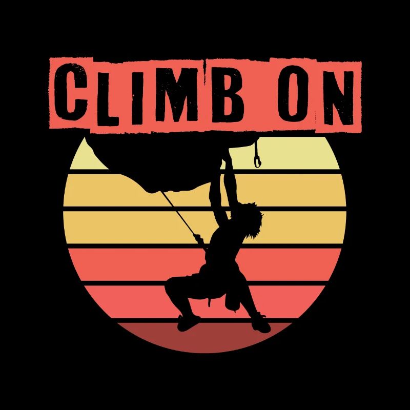 Climb On - Bergsteiger Klettern Bouldering