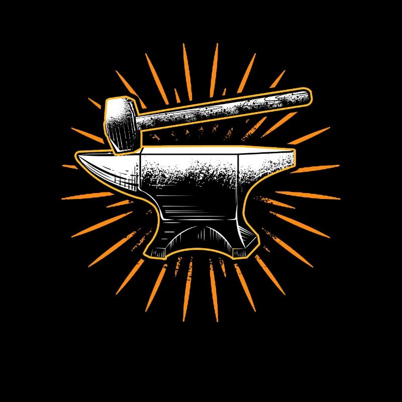 Anvil Hammer Forger Farrier Blacksmith Metalsmith