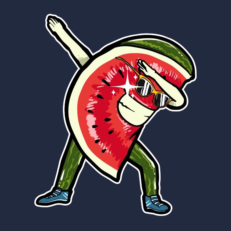 Dabbing Dab Dabbende Pastèque Melon Été