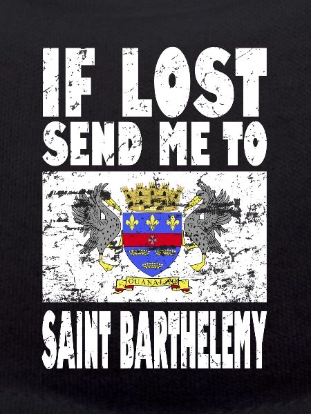 Saint Barthélemy Flag Saying