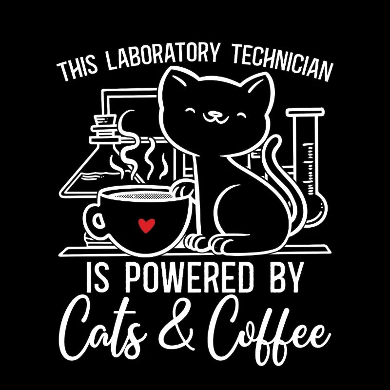 Laboratory Technician Cat Science Coffee Gift