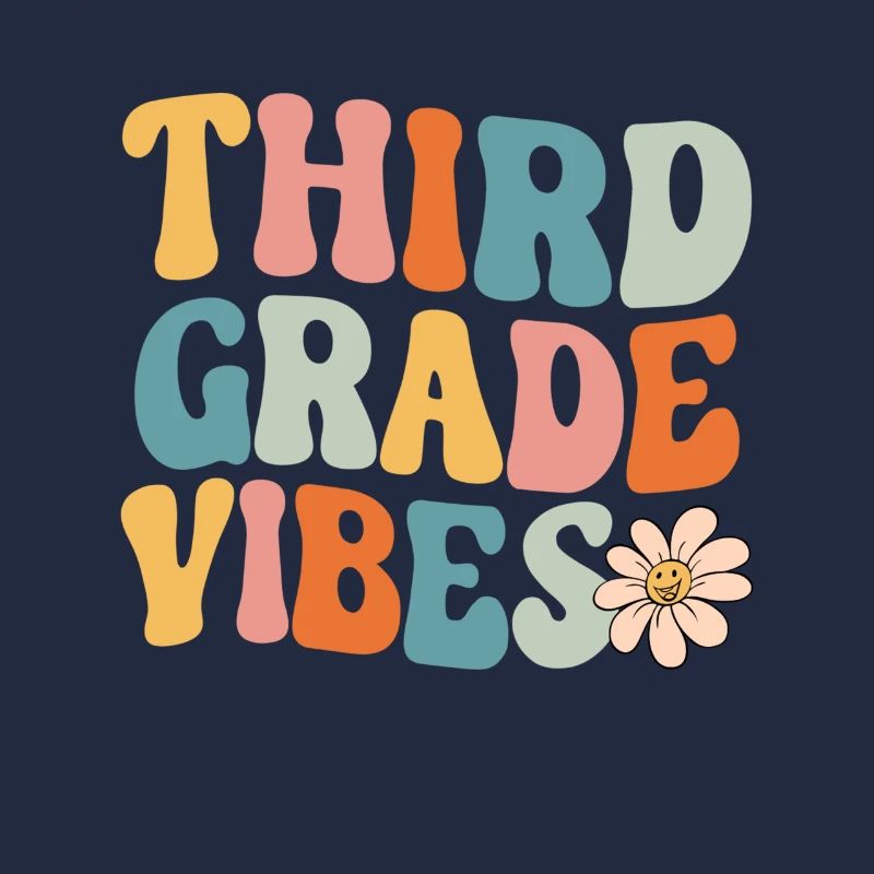 Dritte Klasse Vibes 3. Klasse Retro Back To School
