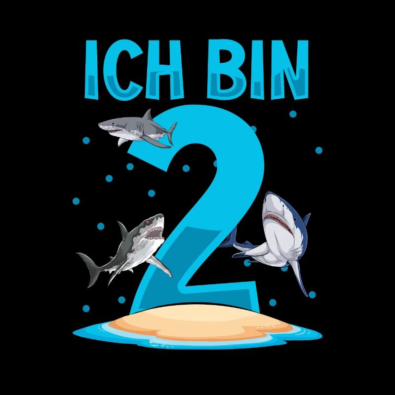Ich bin 2. Kindergeburtstag Hai