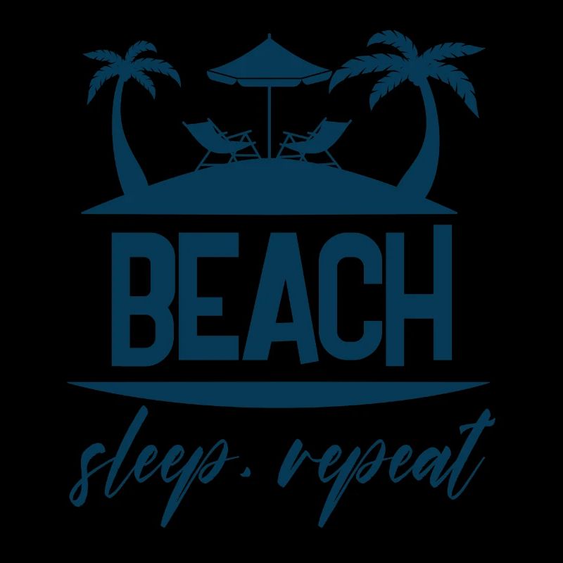 conception de répétition de sommeil de plage