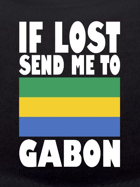 Gabon Flag Saying
