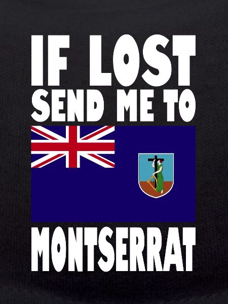 Montserrat Flag Saying