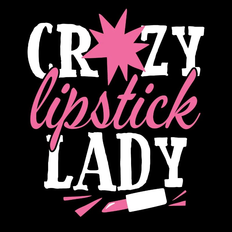 Vintage Lipstick Artwork Distressed