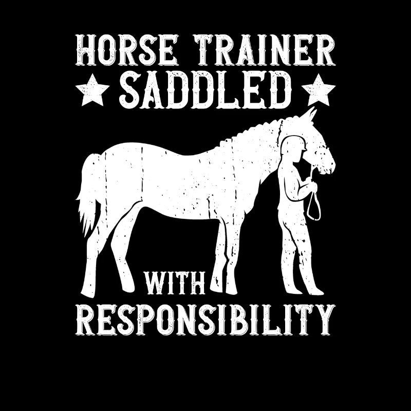 Saddled with responsibility - Horse Trainer Riding