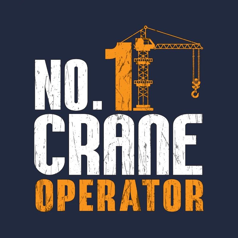 Crane Operator Construction Construction Profession Work Gift