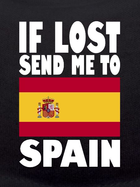 Spain Flag Saying