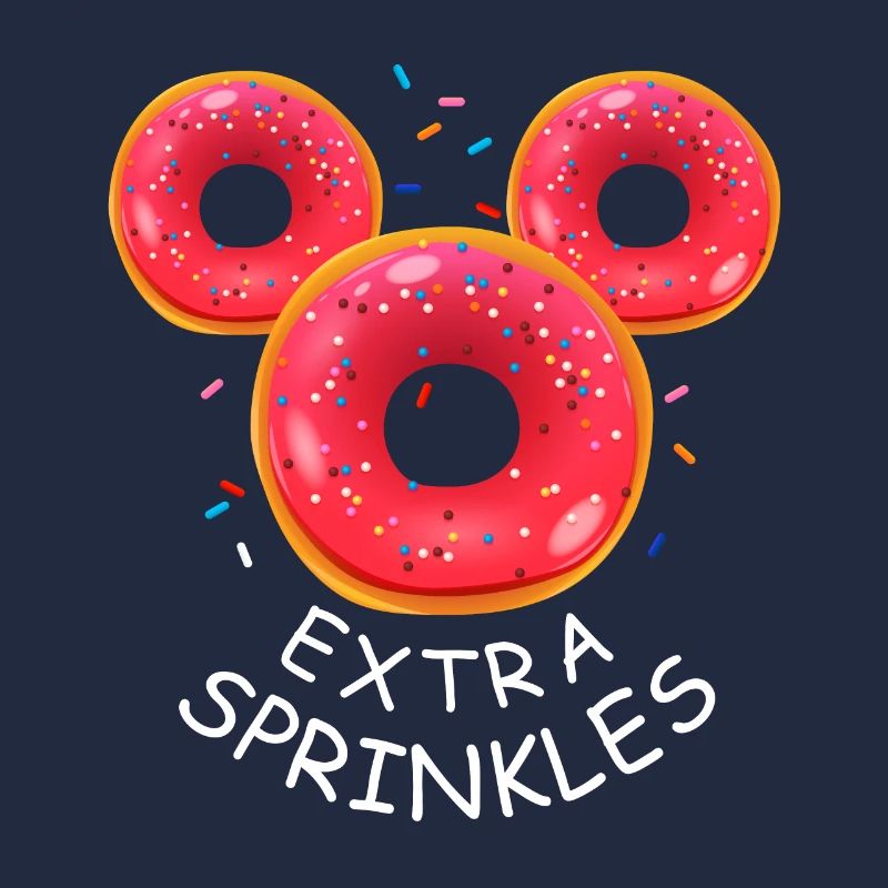 Extra Sprinkles Donut – Sweet Eater Funny Doughnut