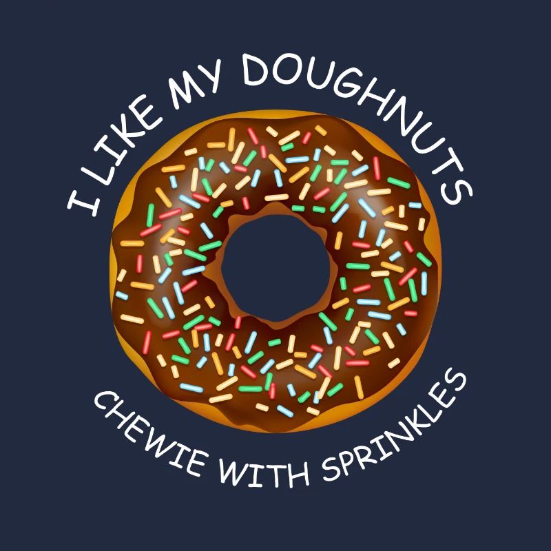 Doughnut Sprinkles – Drôle de beignet mangeant du beignet