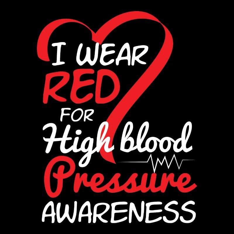 Red High Blood Pressure Awareness