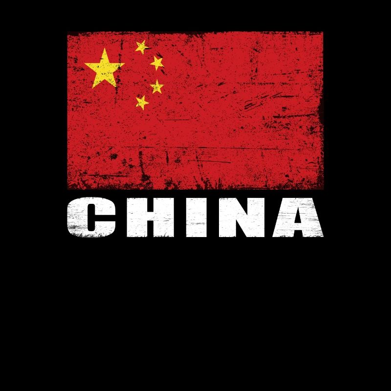 China Flag Grunge China Flag