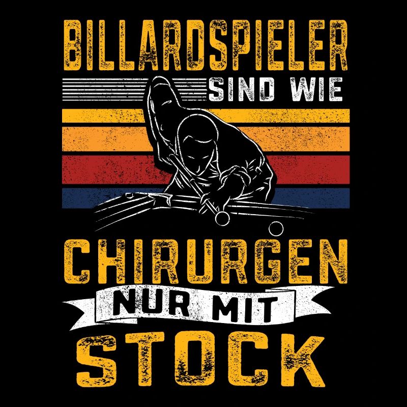 Billardspieler Chirurgen Stock Billard Geschenk