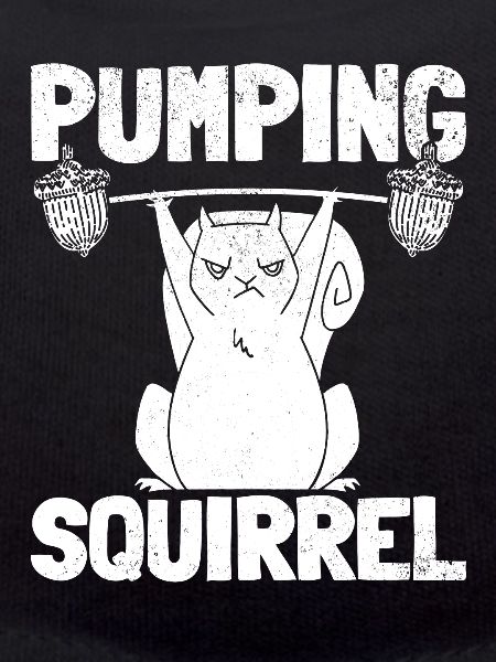 Pumping Squirrel Powerlifting Squirrel