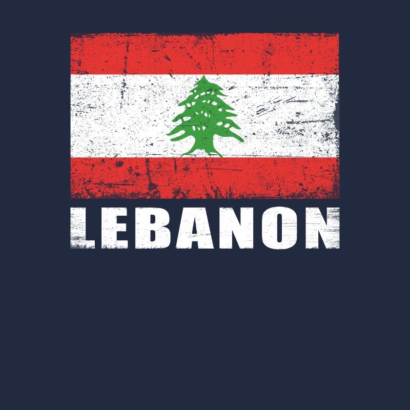 Liban Drapeau Grunge Liban Drapeau