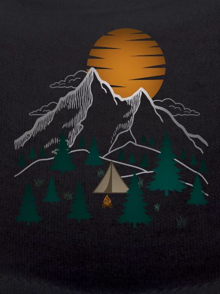 Camping in the mountains