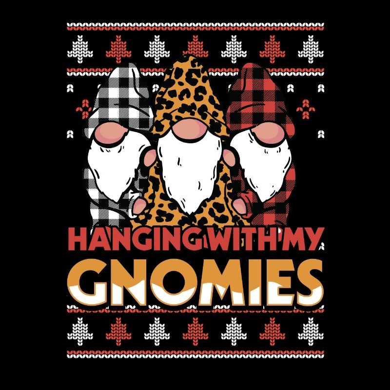 Accrocher avec mes gnomies Trois amis Gnomes