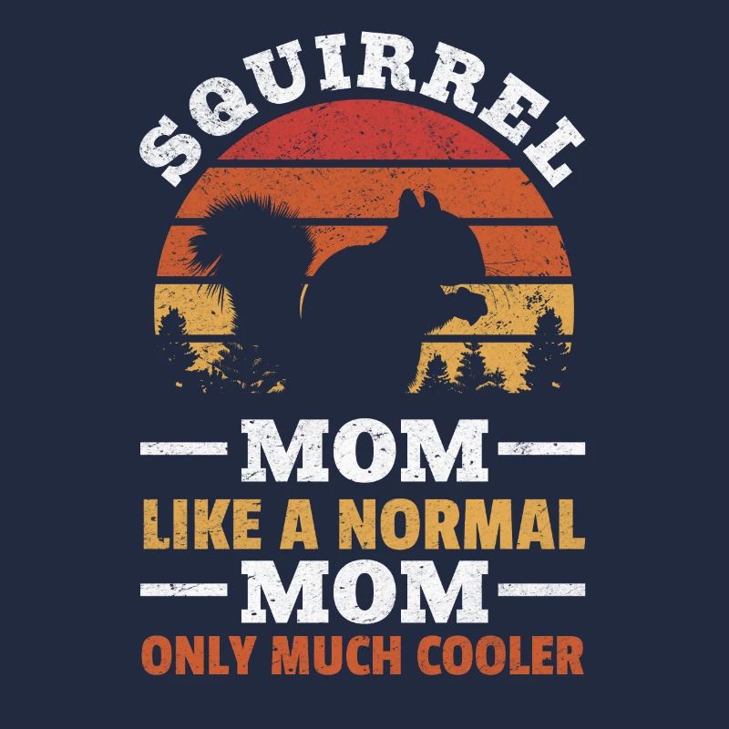 Maman écureuil comme une mère normale Seulement beaucoup