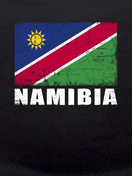 Namibia Flagge Grunge Namibia Fahne