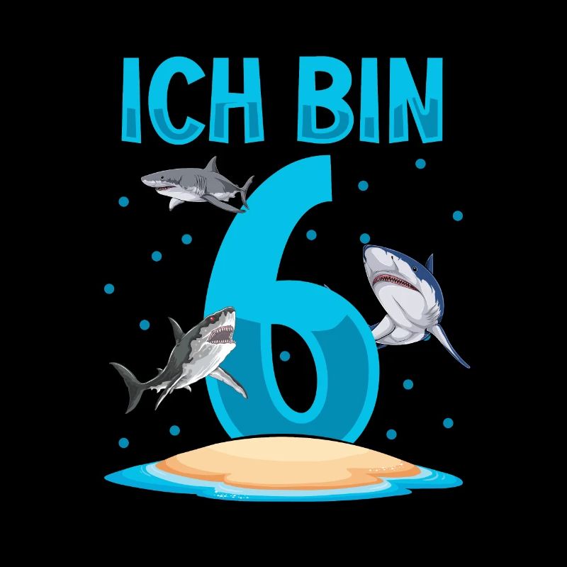 Ich bin 6. Kindergeburtstag Hai