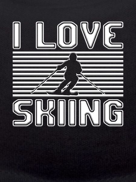 I love skiing