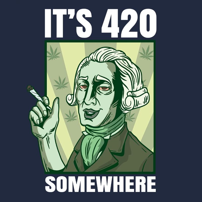 C’est 420 Somewhere Cannabis Weed Smoking THC Ganja